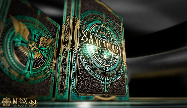 Royal Sanctuary: Noble (Emerald, Foil) Playing Cards by ShapeShifters image 0