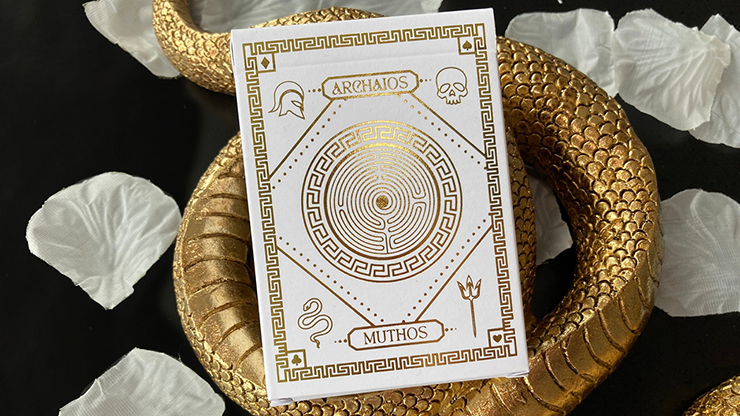 Archaios Muthos (White) Playing Cards by Nadine Sophie image 0
