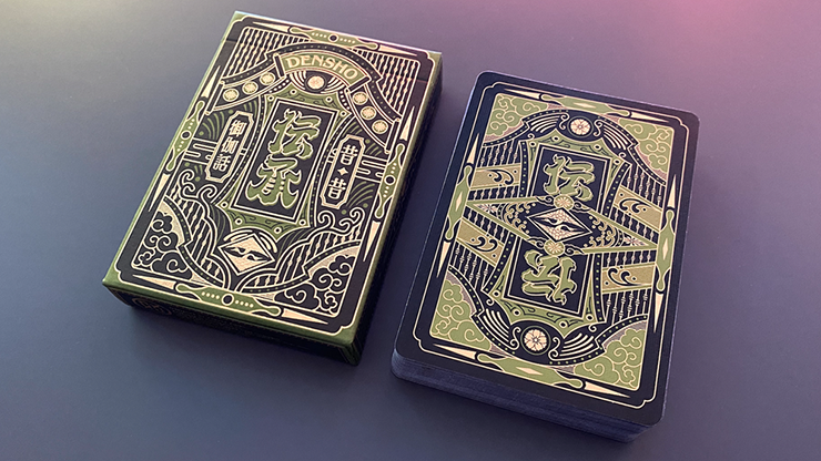 Densho (Green) Playing Cards by Card Experiment image 1