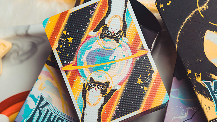 Space Cat V2 (Collector's Box Set) Playing Cards by King Star image 5