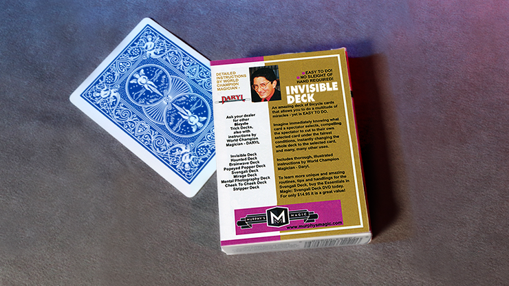 Bicycle: Invisible Deck (Blue) image 3