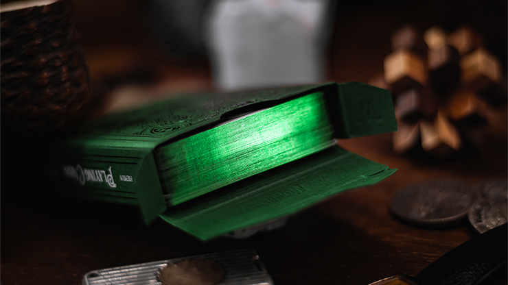 Wonder (Green Gilded) Playing Cards by Chris Hage image 1