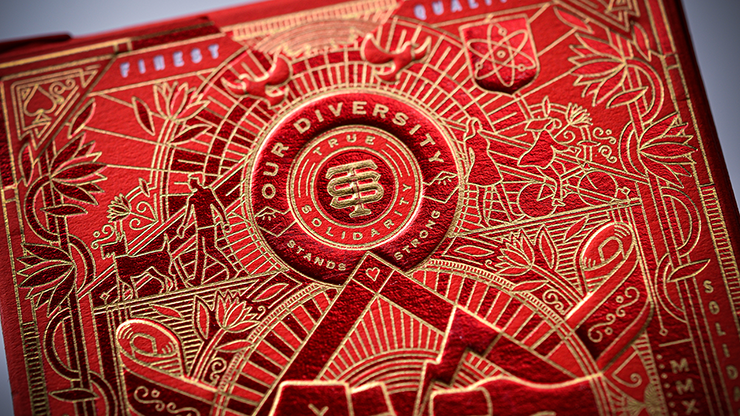 Solidarity (Loving Red) Playing Cards by Riffle Shuffle image 1