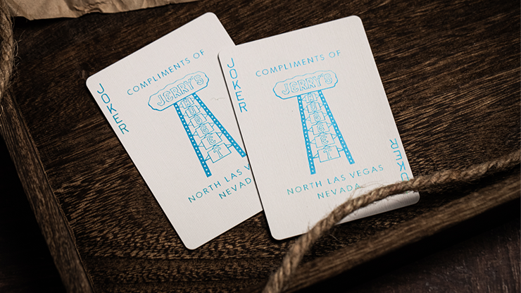 Jerry's Nugget (Icey Blue, Marked) Playing Cards image 3