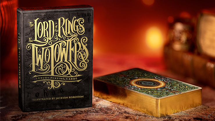 LOTR: Two Towers (Gilded) Playing Cards by Kings Wild image 2