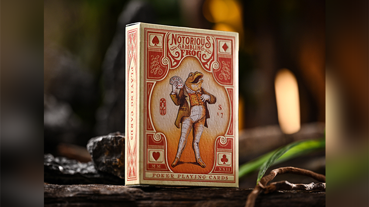 Notorious Gambling Frog (Orange) Playing Cards by Stockholm17 image 0