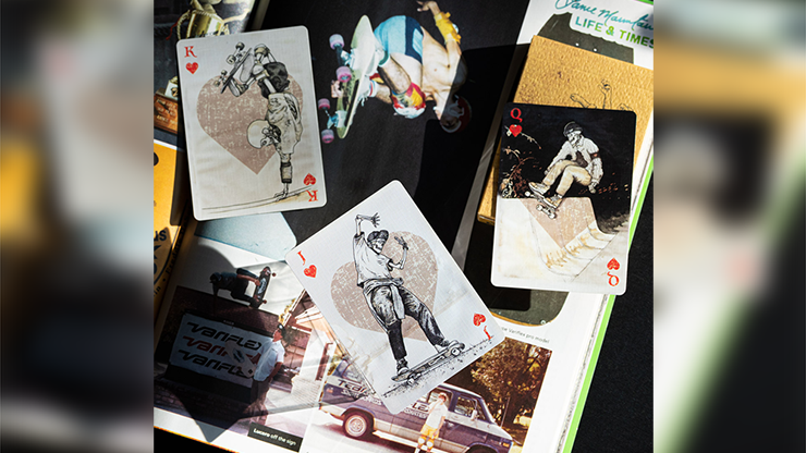 Lance Mountain: Skating Skeletons Playing Cards by Fulton's image 1