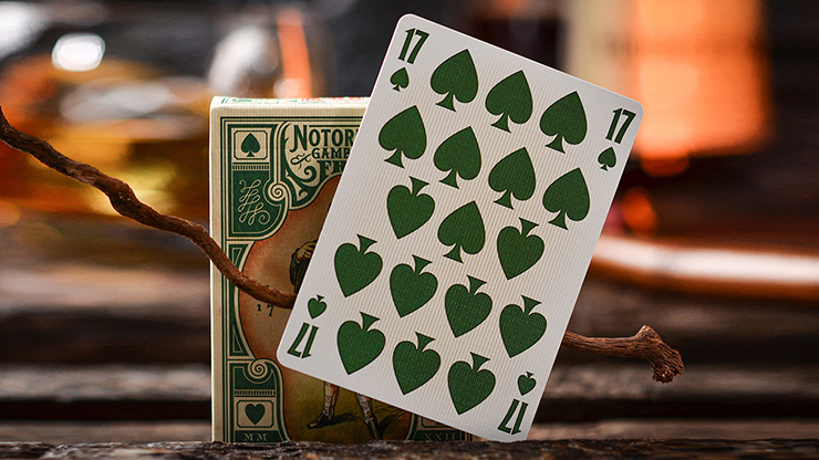 Notorious Gambling Frog (Green) Playing Cards by Stockholm17 image 1