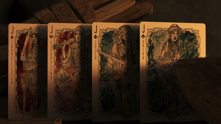 Warrior Women V2 Playing Cards by Headless Kings image 3