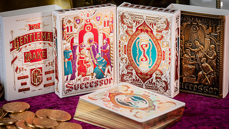 The Successor (Monarch White) Playing Cards by Gentleman Wake image 0