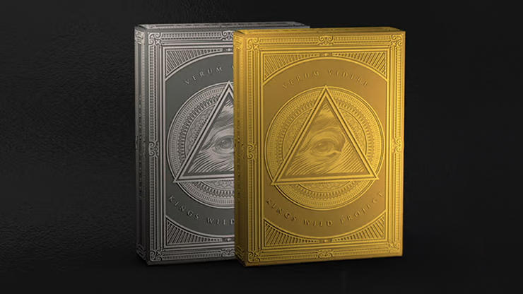 Verum Videre: 2023 Standard Edition (Gold) Playing Cards by Kings Wild image 5