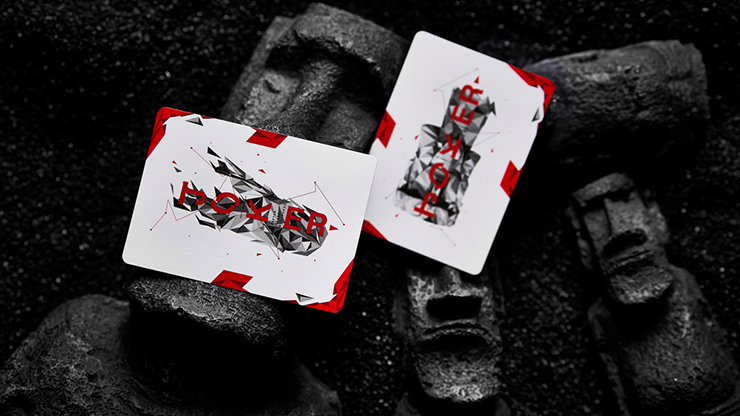 Moai (Red) Playing Cards by Bocopo image 1