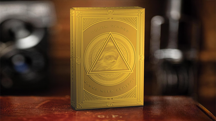 Verum Videre: 2023 Standard Edition (Gold) Playing Cards by Kings Wild image 0