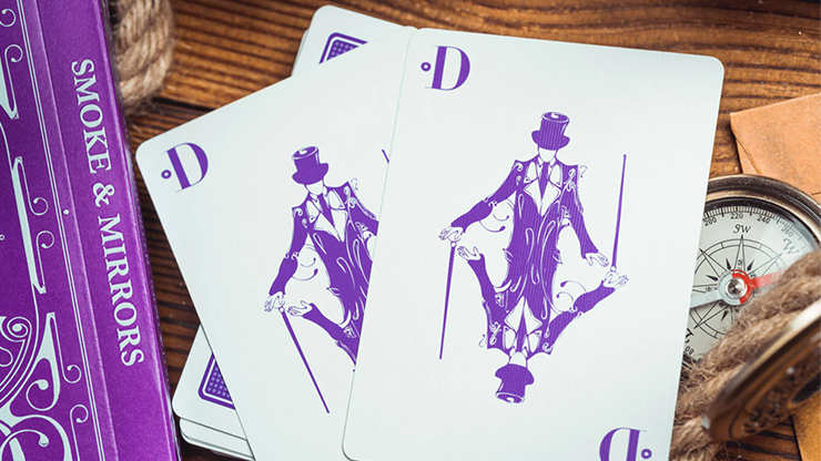 Smoke & Mirrors V9 (Purple) Playing Cards by Dan & Dave image 2