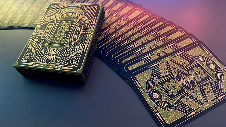 Densho (Green) Playing Cards by Card Experiment image 3