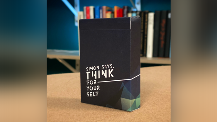 Simon Says: Think For Yourself Playing Cards by Michael Feldman image 0