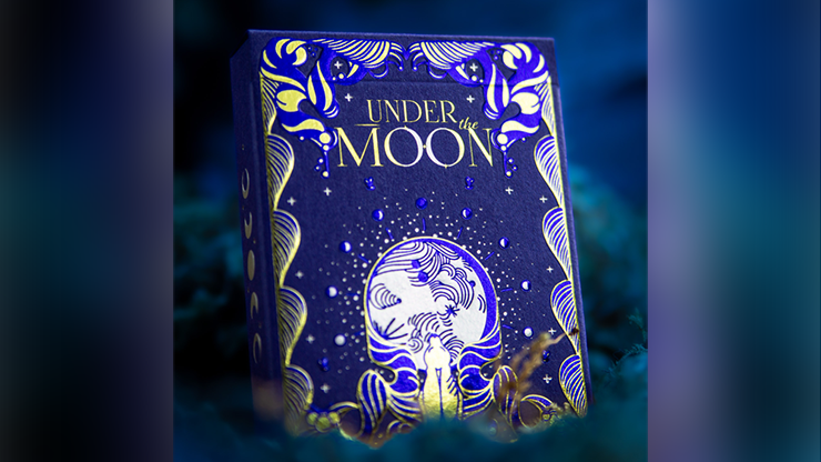 Under The Moon (Midnight Blue) Playing Cards by Jocu image 0