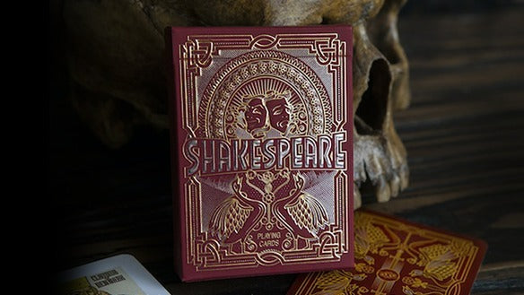Shakespeare (Burgundy) Playing Cards by Maksym Lebedyk image 0