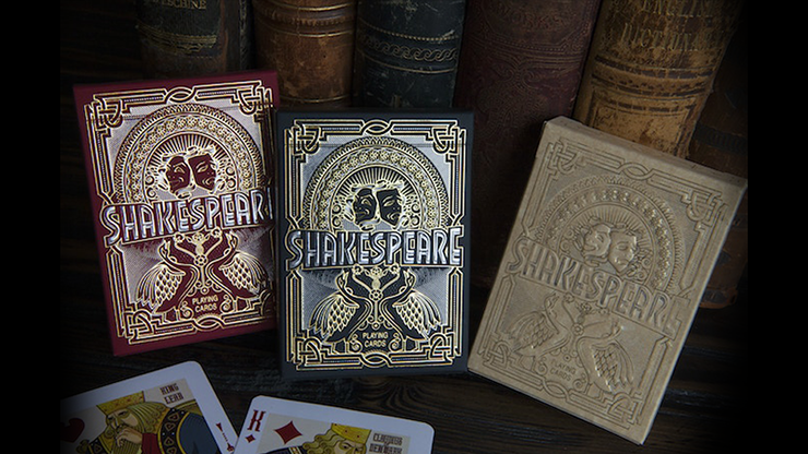 Shakespeare (Burgundy) Playing Cards by Maksym Lebedyk image 5