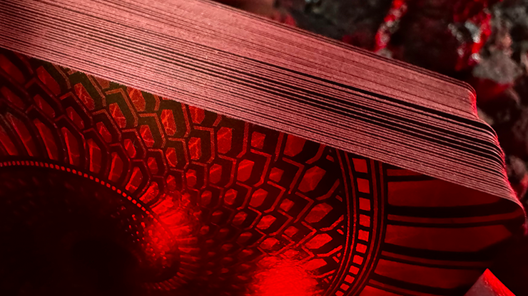 Draconian (Crimson) Playing Cards by Midnight Cards image 3