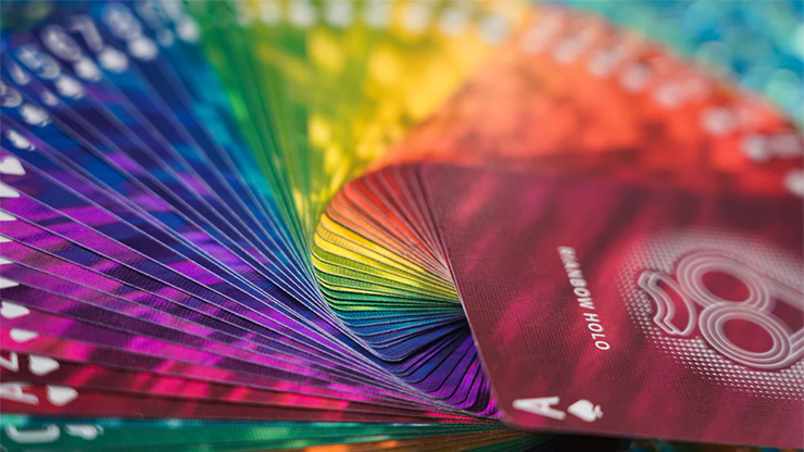 Rainbow HOLO Playing Cards by TCC image 1