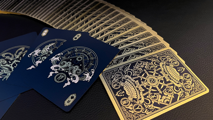Asura: Deluxe (Blue) Playing Cards by Card Experiment image 3