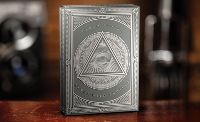 Verum Videre: 2023 Standard Edition (Silver) Playing Cards by Kings Wild image 0