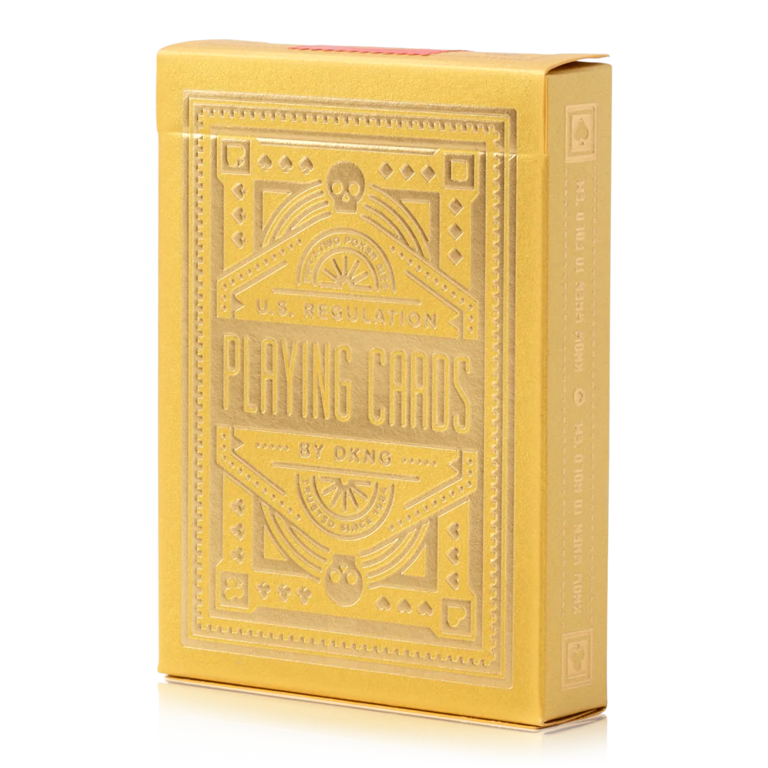 DKNG Gold Wheels Playing Cards by Art of Play image 4