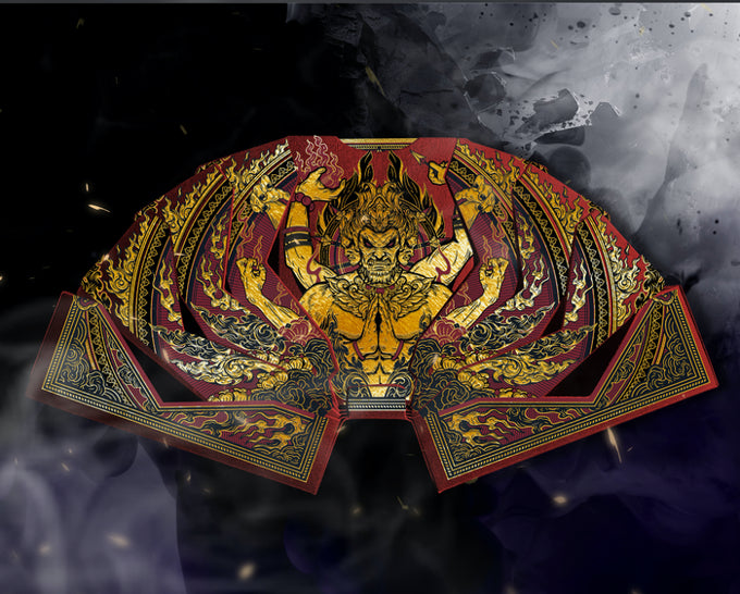Asura: Deluxe (Red) Playing Cards by Card Experiment image 5