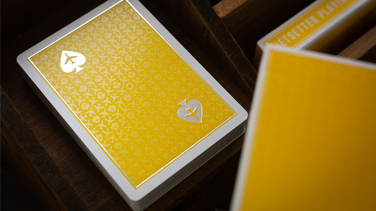 Lounge Edition Limited (Taxiway Yellow) Playing Cards by Jetsetter image 5
