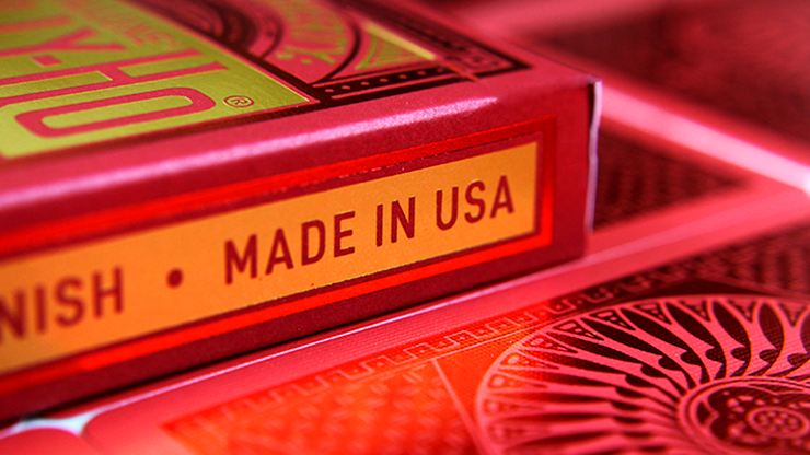 Tally-Ho MetalLuxe (Red) Playing Cards image 1