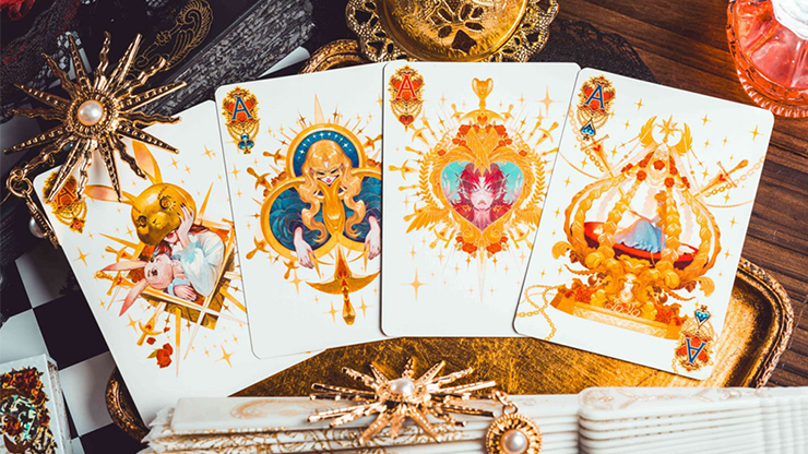Silence V3 (White) Playing Cards by King Star image 4