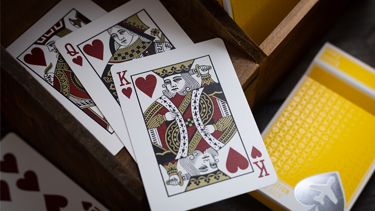 Lounge Edition Limited (Taxiway Yellow) Playing Cards by Jetsetter image 6