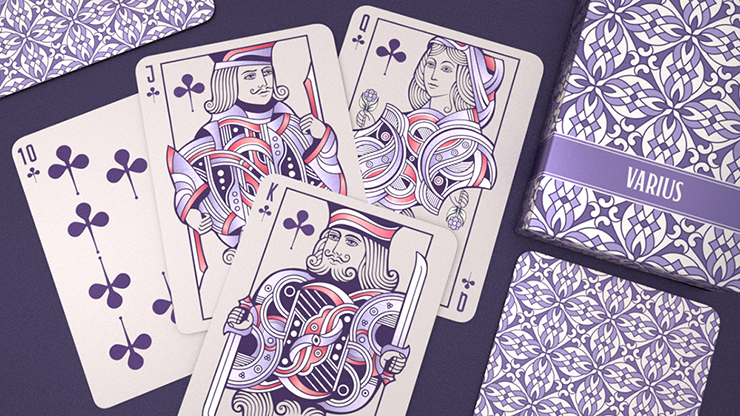 VARIUS (Limited Edition Purple) Playing Cards by Montenzi image 1