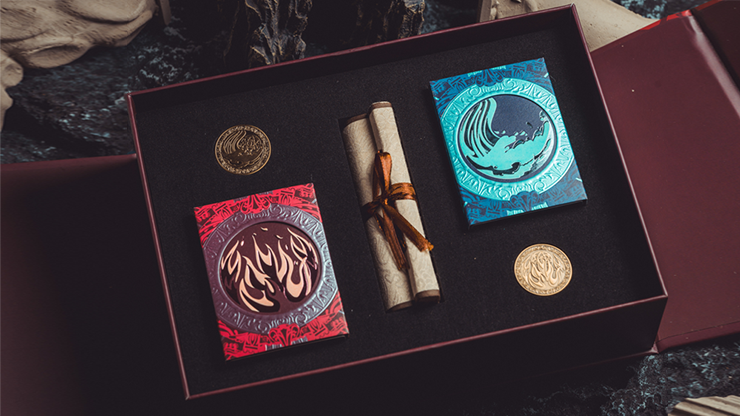 Atlantis: Water & Fire (Gilded Collector's Set) Playing Cards by Vermilion image 1