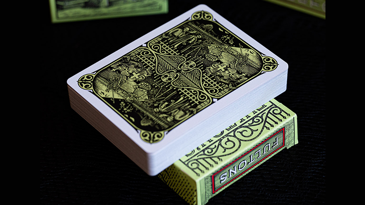 FULTON'S Day of the Dead (Green) Playing Cards by Brad Fulton image 1