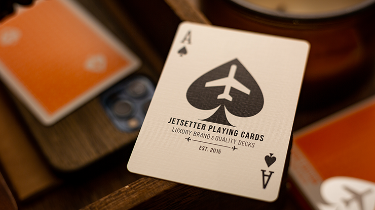 Lounge Edition Limited (Hangar Orange) Playing Cards by Jetsetter image 2