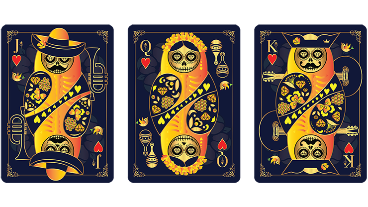 Calaveras de Azucar (Blue) Playing Cards by USPCC image 1