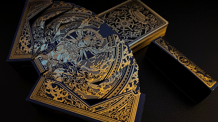 Asura: Deluxe (Blue) Playing Cards by Card Experiment image 4