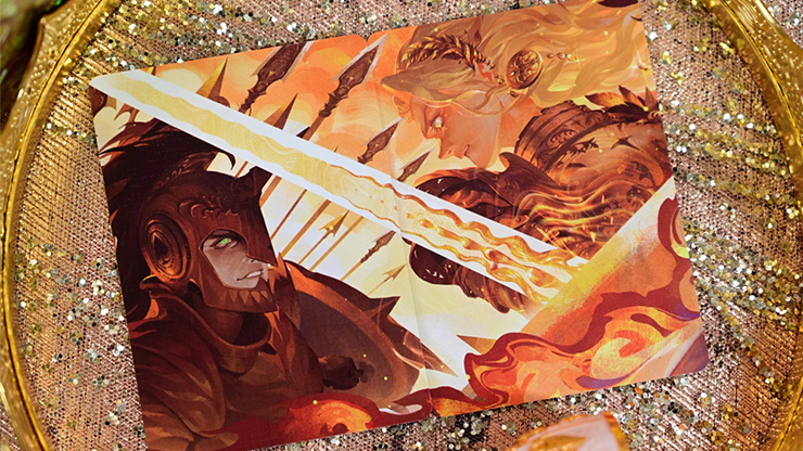 King Arthur V2 (Golden Dawn) Playing Cards by King Star image 1