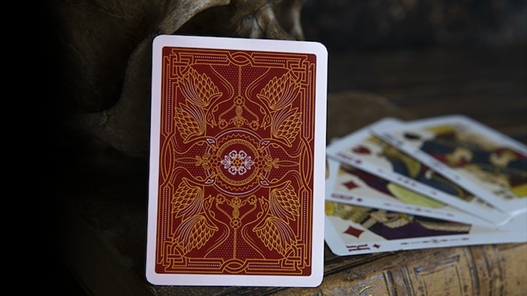 Shakespeare (Burgundy) Playing Cards by Maksym Lebedyk image 4