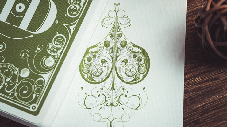 Smoke & Mirrors V8 Deluxe (Green) Playing Cards by Dan & Dave image 3