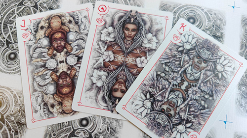 Bionic Blossom: Dawn of the Ancients (Bionic) Playing Cards by Sleepy Lantern image 1