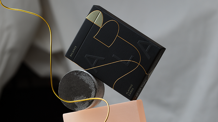 Balance (Black Edition) Playing Cards by Art of Play image 1