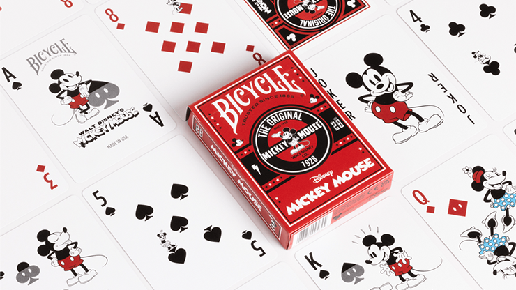 Bicycle Disney: Classic Mickey Mouse (Red) BY USPCC image 2