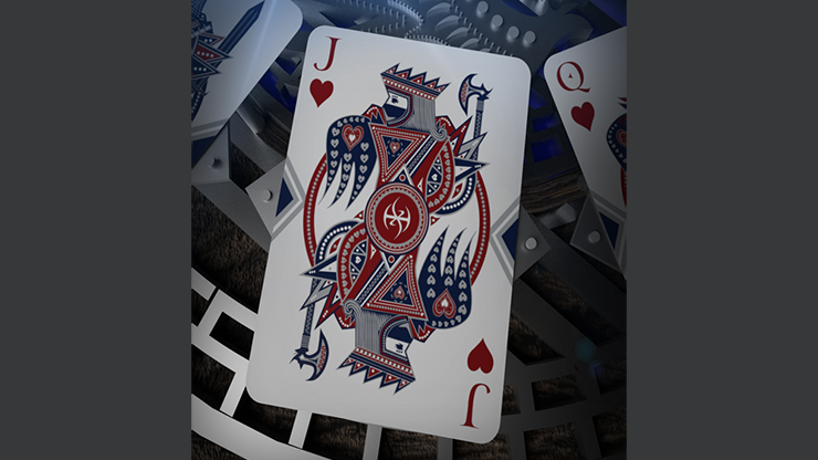 Lordz: Twin Dragons (Foil) Playing Cards by De'vo image 4