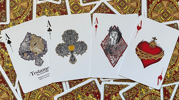 Testament (Gilded) Playing Cards by Ben Green image 2