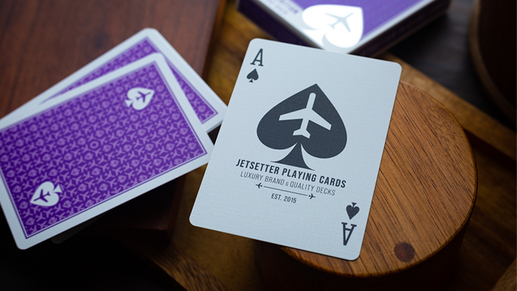 Lounge Edition (Passenger Purple) Playing Cards by Jetsetter image 1