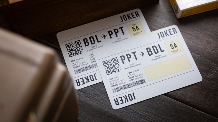 Lounge Edition Limited (Taxiway Yellow) Playing Cards by Jetsetter image 4