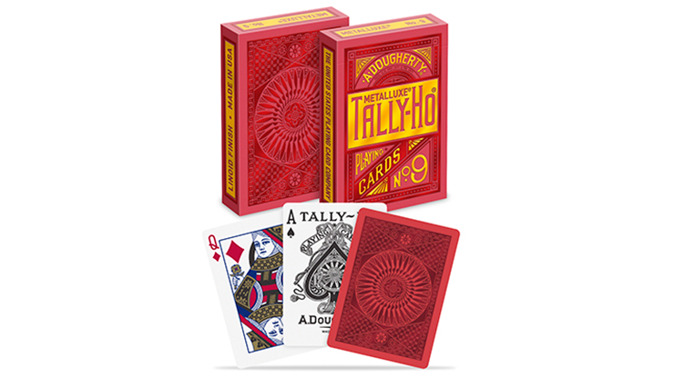 Tally-Ho MetalLuxe (Red) Playing Cards image 4